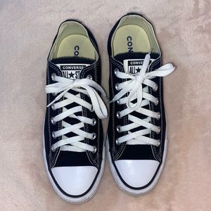 Black Converse-  7 in mens, 9 in woman’s